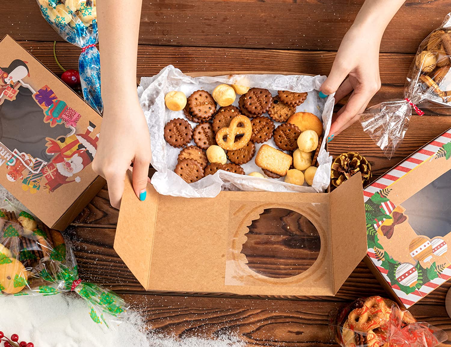 chocolate folding box 